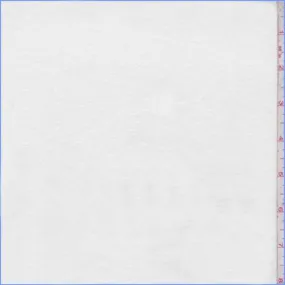 1 3/8 YD PC-Chalk White Rayon Jersey Knit Fabric