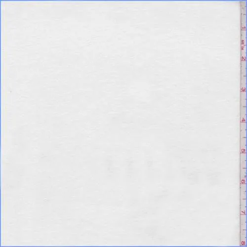 1 3/8 YD PC-Chalk White Rayon Jersey Knit Fabric