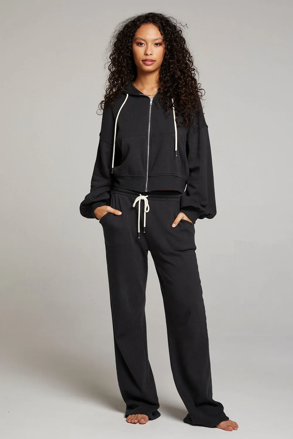 Abilenee Licorice  Zip Up