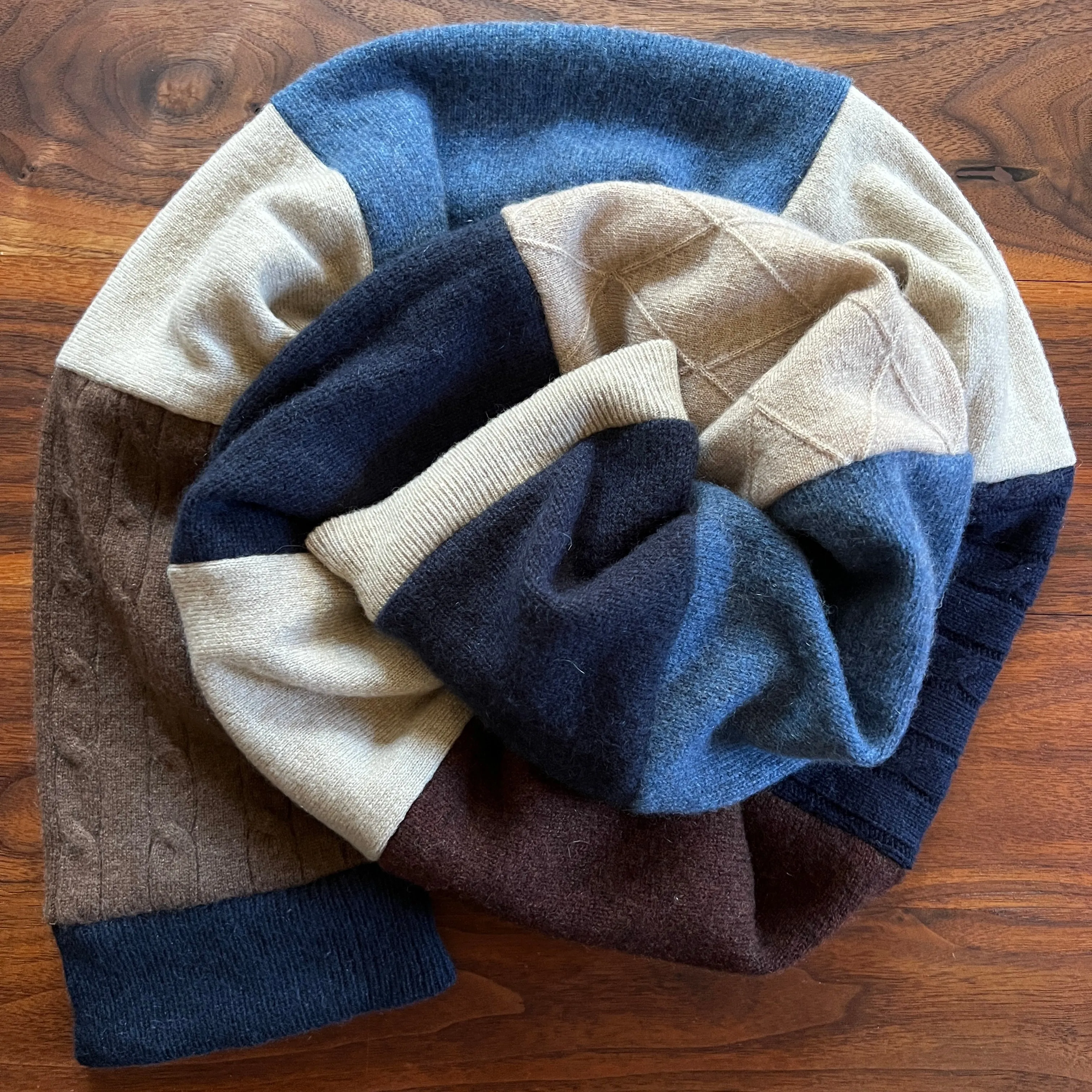 'Brownstone' Narrow Cashmere Scarf