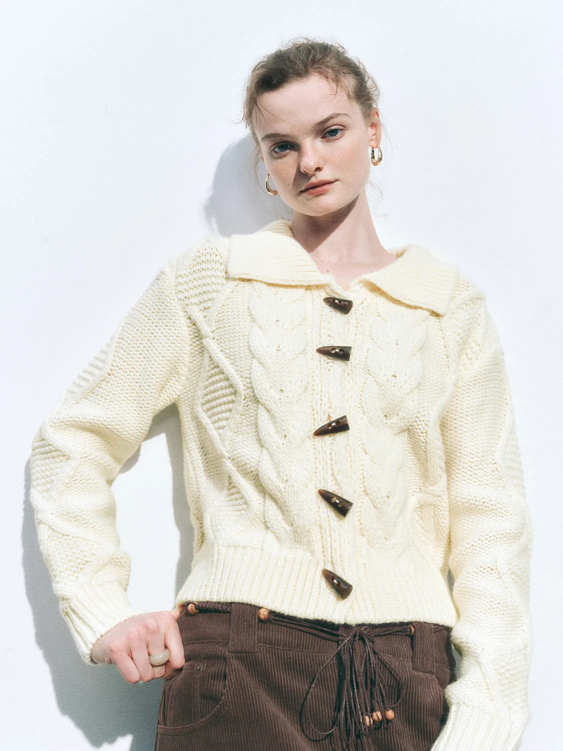 Cable Knitted Cardigans