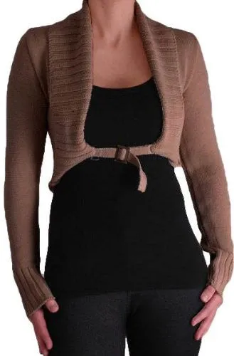 Chiara Scoop Neck Buckle Knitted Cardigan