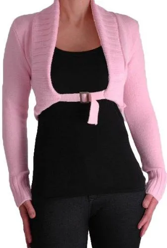 Chiara Scoop Neck Buckle Knitted Cardigan