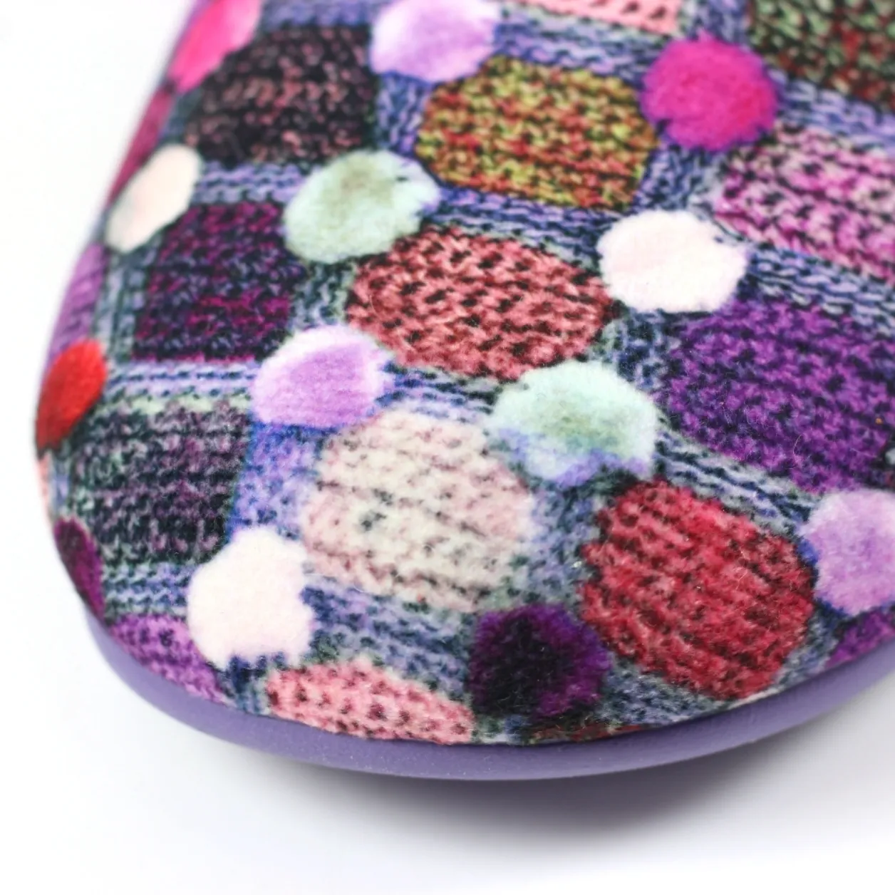 Crackle Mule Slippers