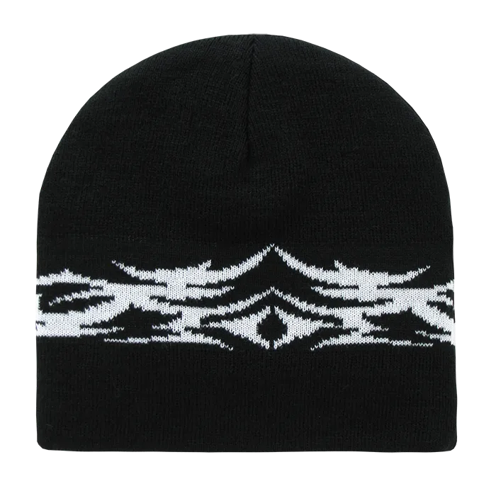 Decky 8012 - Tribal Beanie, Knit Cap