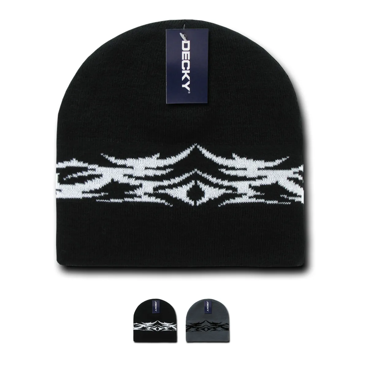 Decky 8012 - Tribal Beanie, Knit Cap