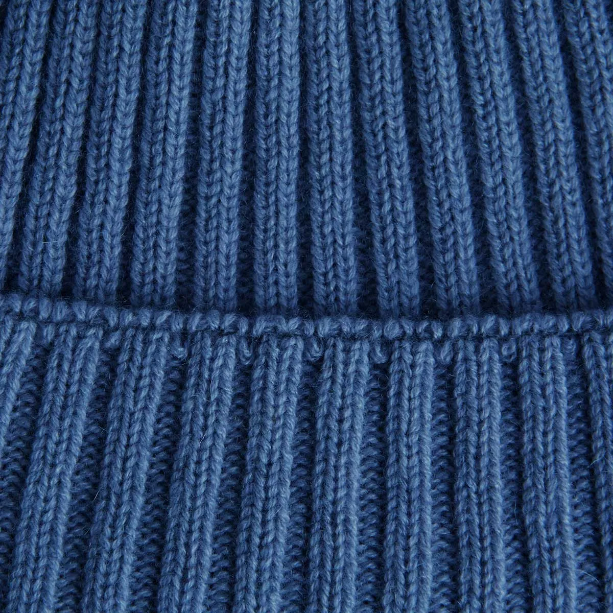 Denim Blue Cashmere Beanie