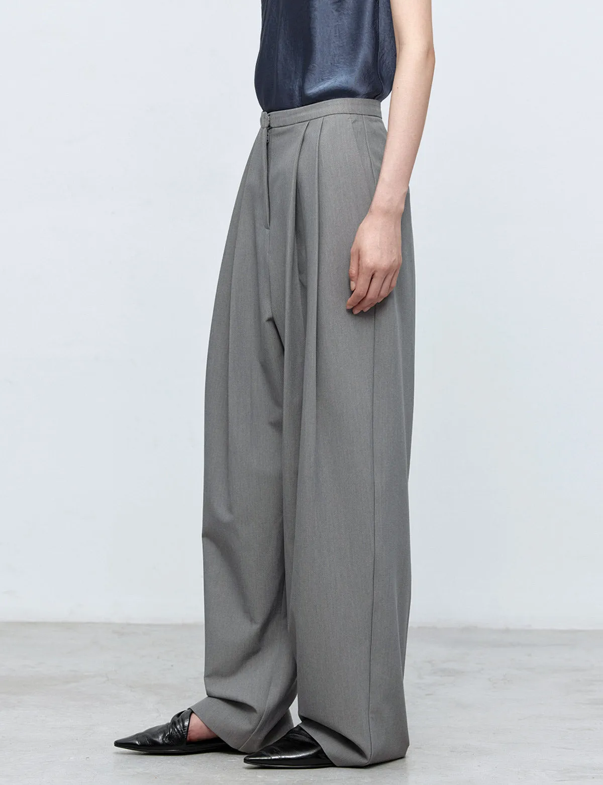 Diane Grey Trousers