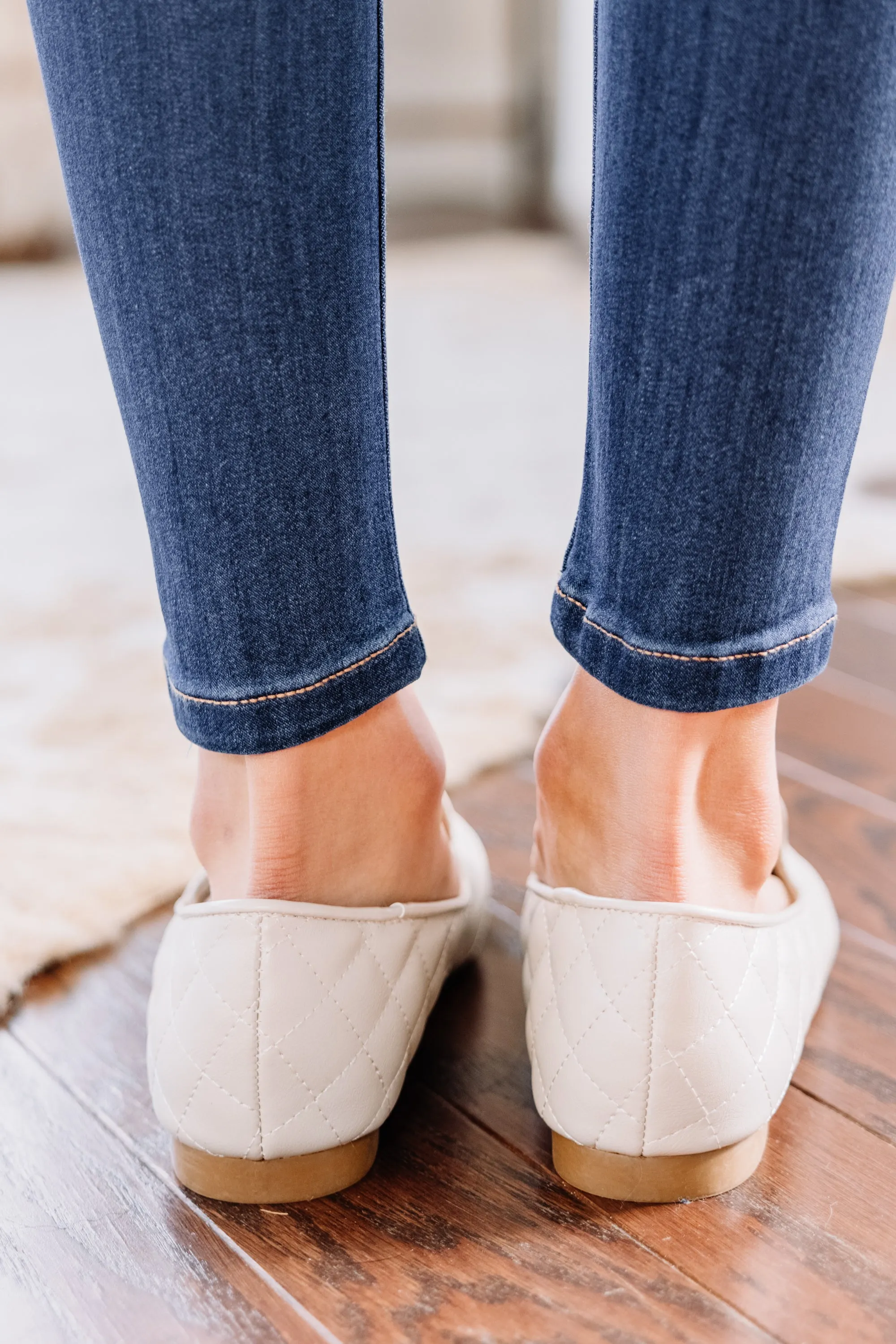 Dreaming Of You Cream White Loafers