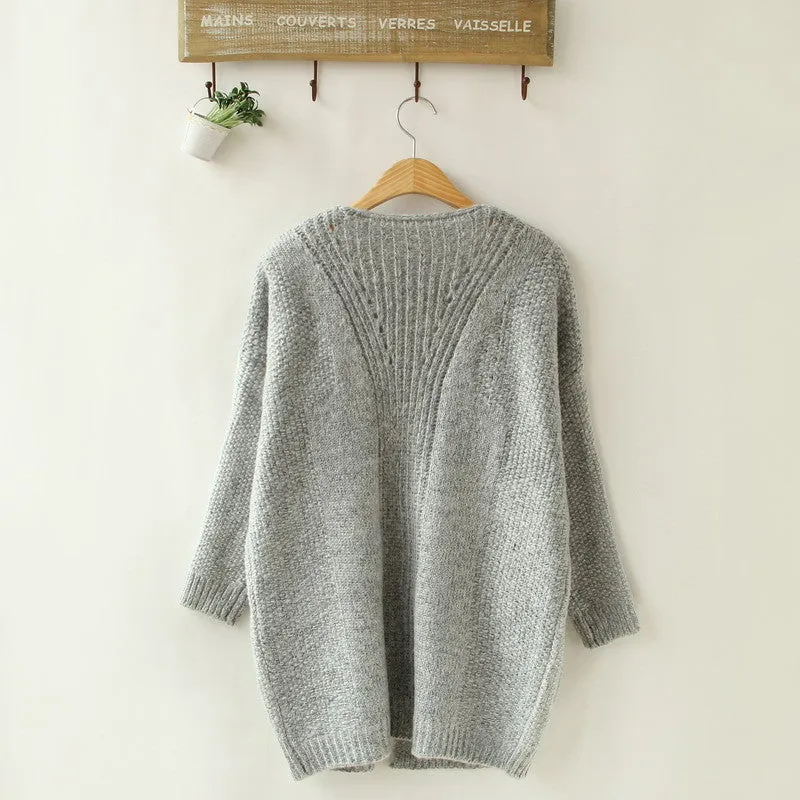 Female Knitted Casual Warm Cardigan