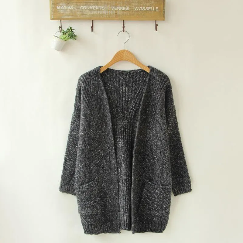 Female Knitted Casual Warm Cardigan