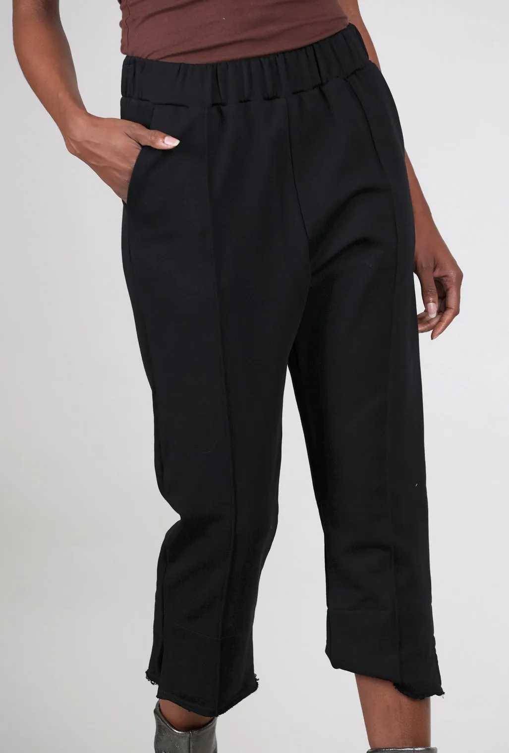 Franck Jersey Pant, Black