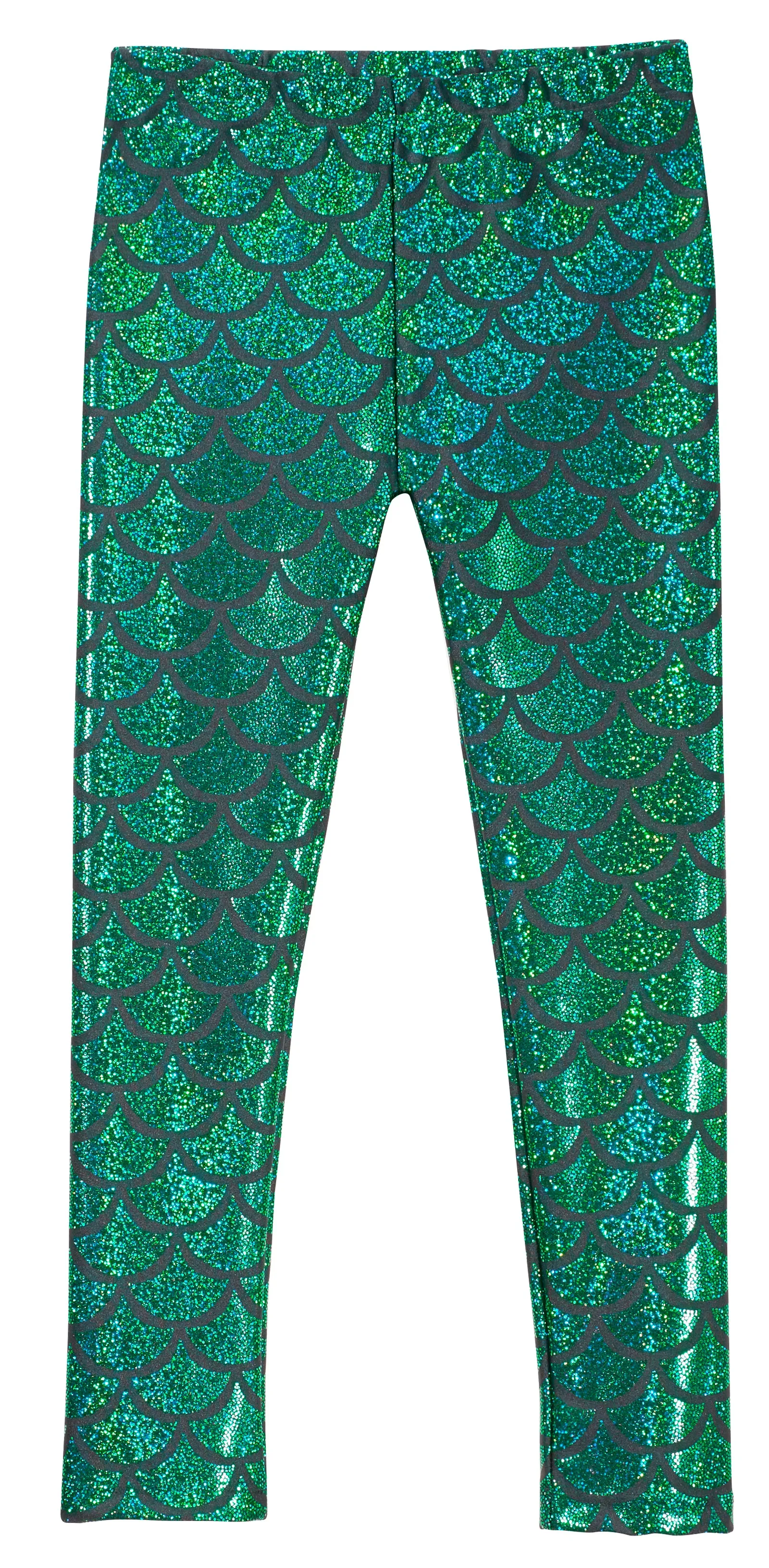 Girls Novelty Stretch Leggings  | Elf Mermaid Sparkle