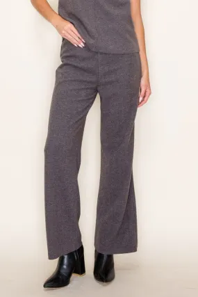 Gray Brushed Jersey Pants - FINAL SALE