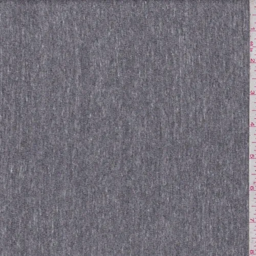 Heather Granite French Terry Knit Fabric