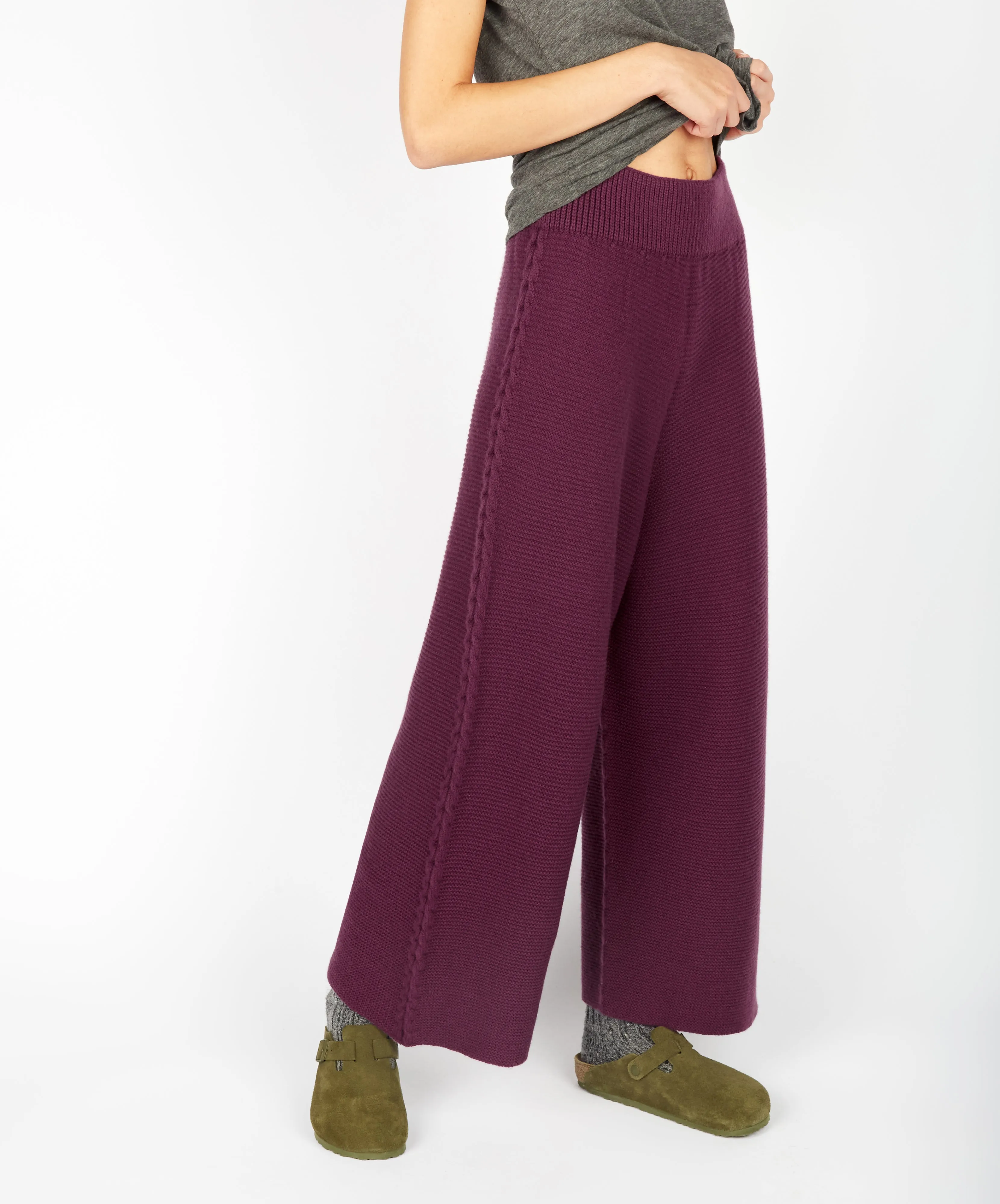 Kestrel Cropped Trousers Currant