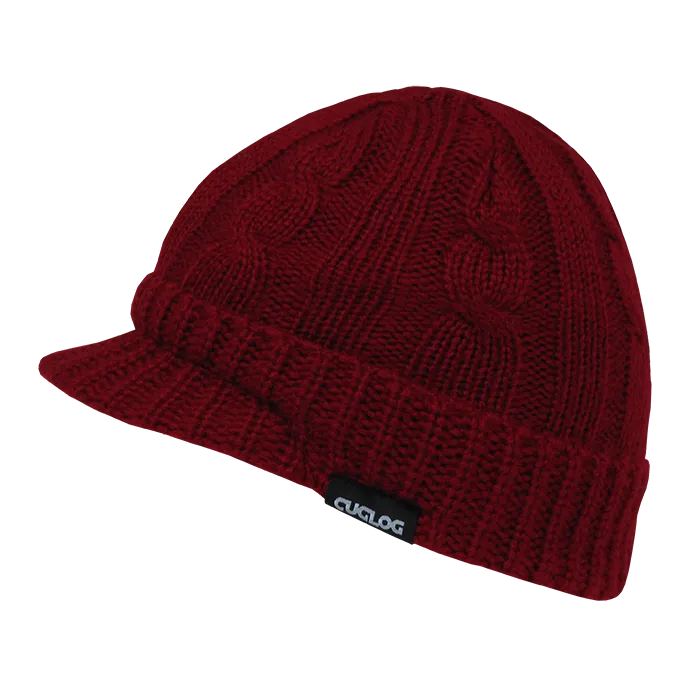 Kosciuszko HybriCap Beanie, Sweater Knit Cap - Cuglog K007