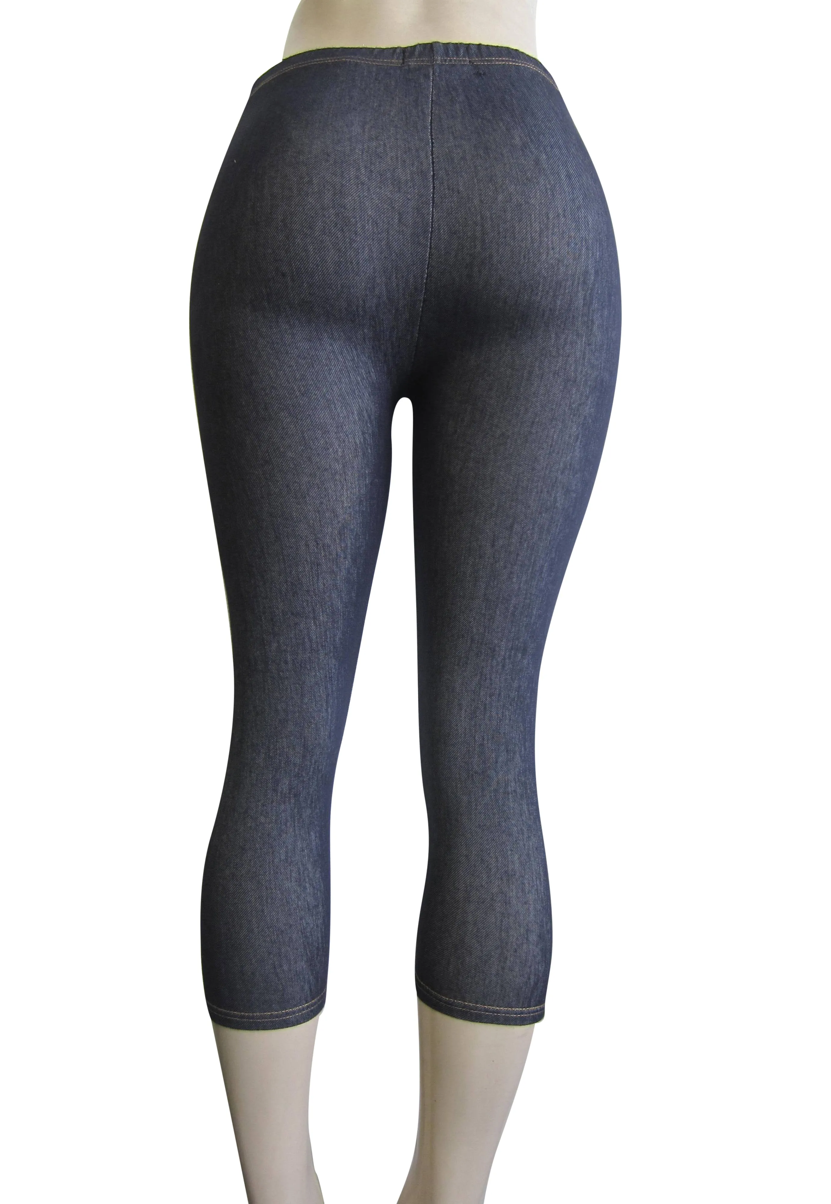 Leggings - Capri Denim Look  (FAB-11340L)