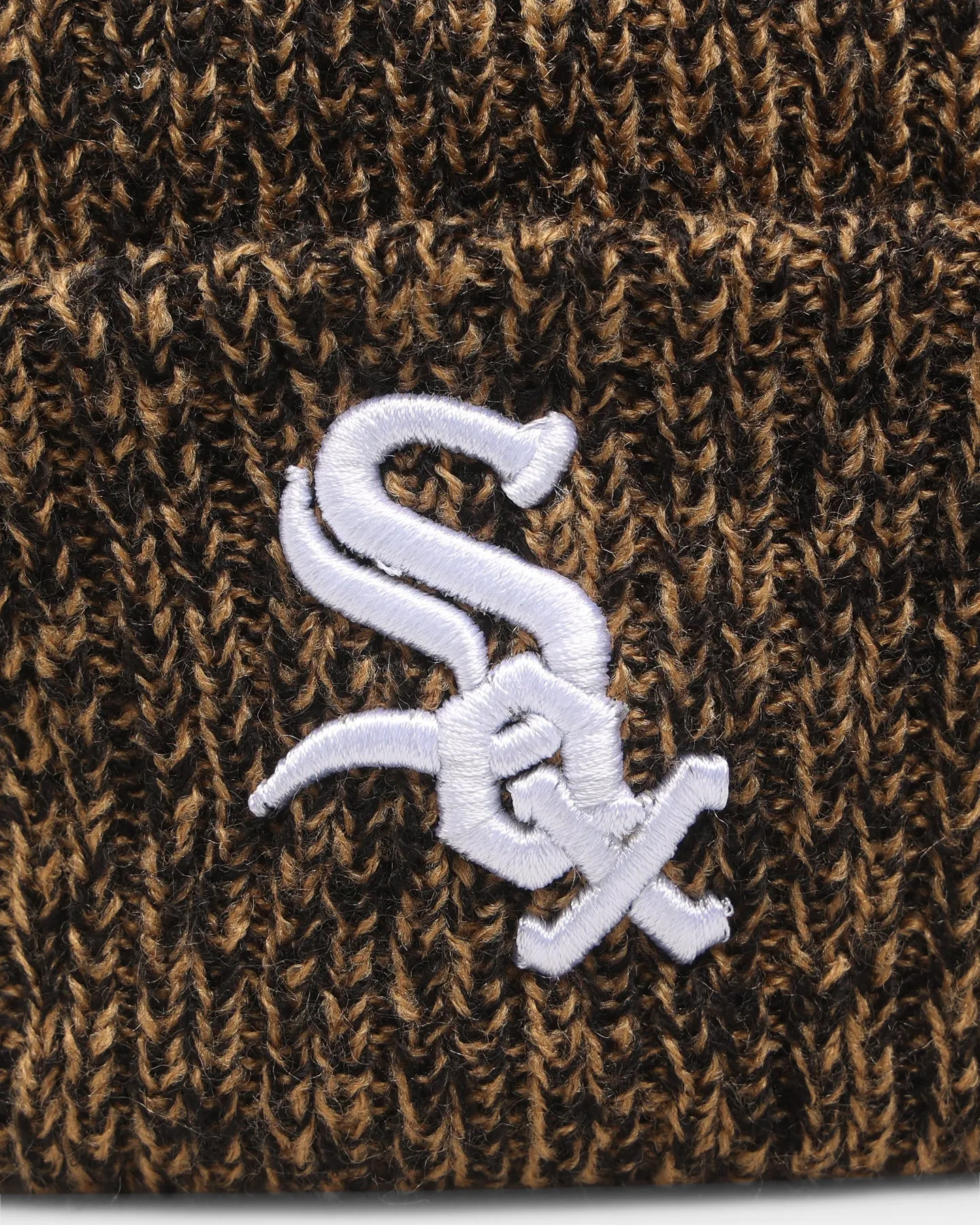 New Era Chicago White Sox 'Thin Knit' Beanie Black/Wheat