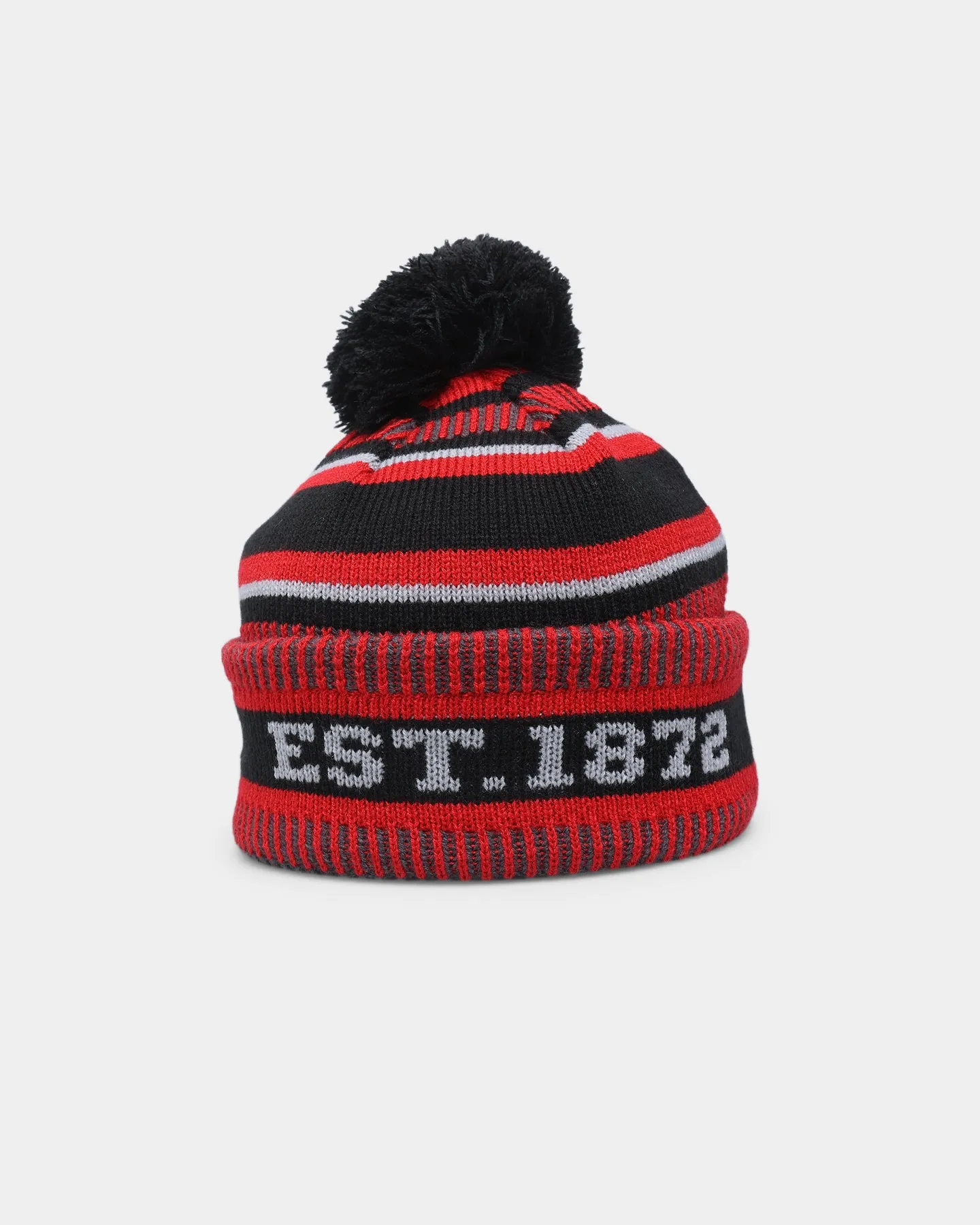 New Era Essendon Bombers AFL Opening Bounce 2022 Pom Wordmark Beanie Black