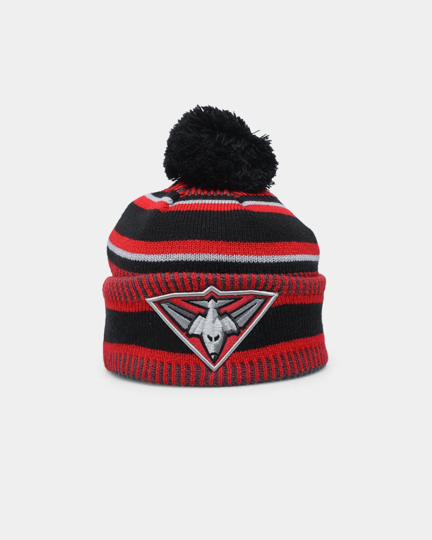 New Era Essendon Bombers AFL Opening Bounce 2022 Pom Wordmark Beanie Black