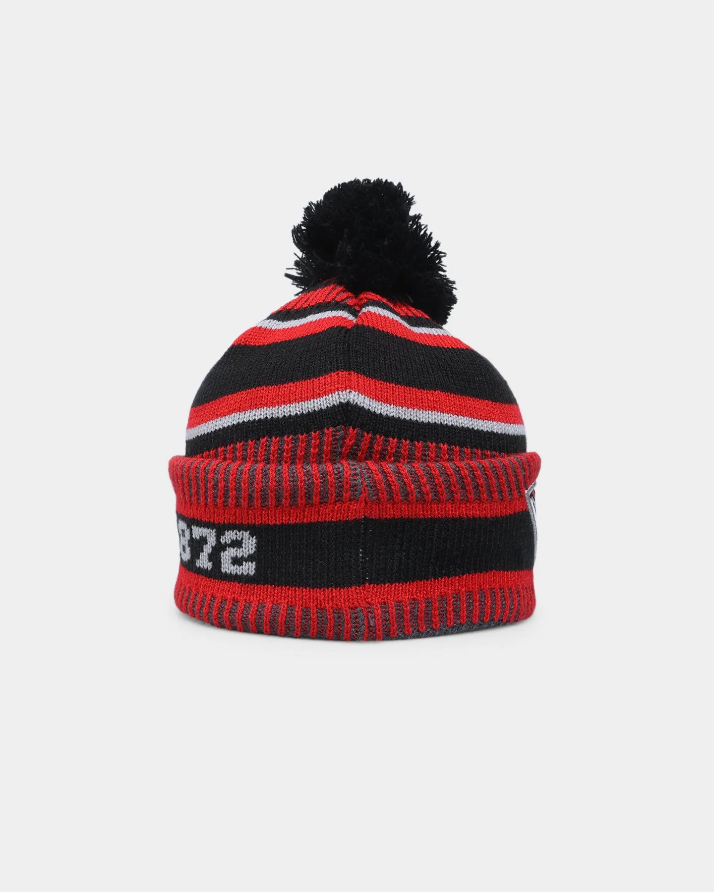 New Era Essendon Bombers AFL Opening Bounce 2022 Pom Wordmark Beanie Black