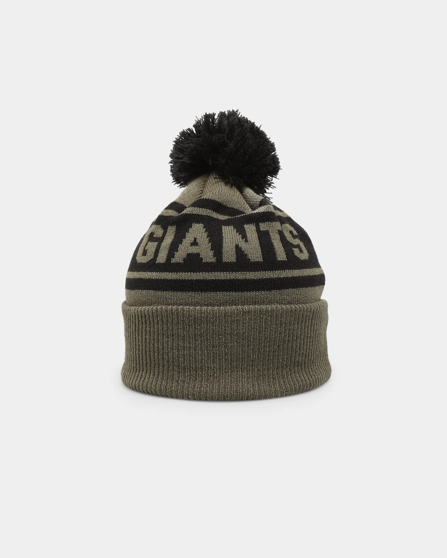 New Era Greater Western Sydney Giants 'AFL '22 Olive' Pom Knit Beanie Green