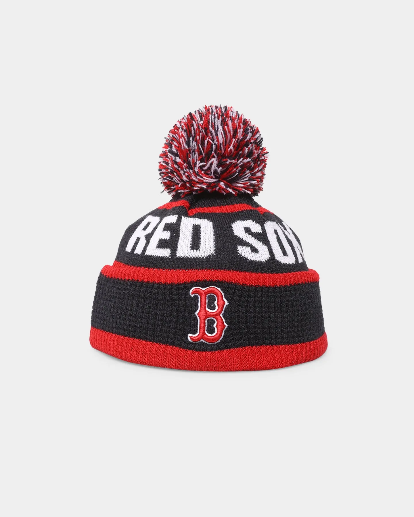 New Era Kids' Boston Red Sox Q222 Waffle Knit Beanie Original Team Colours