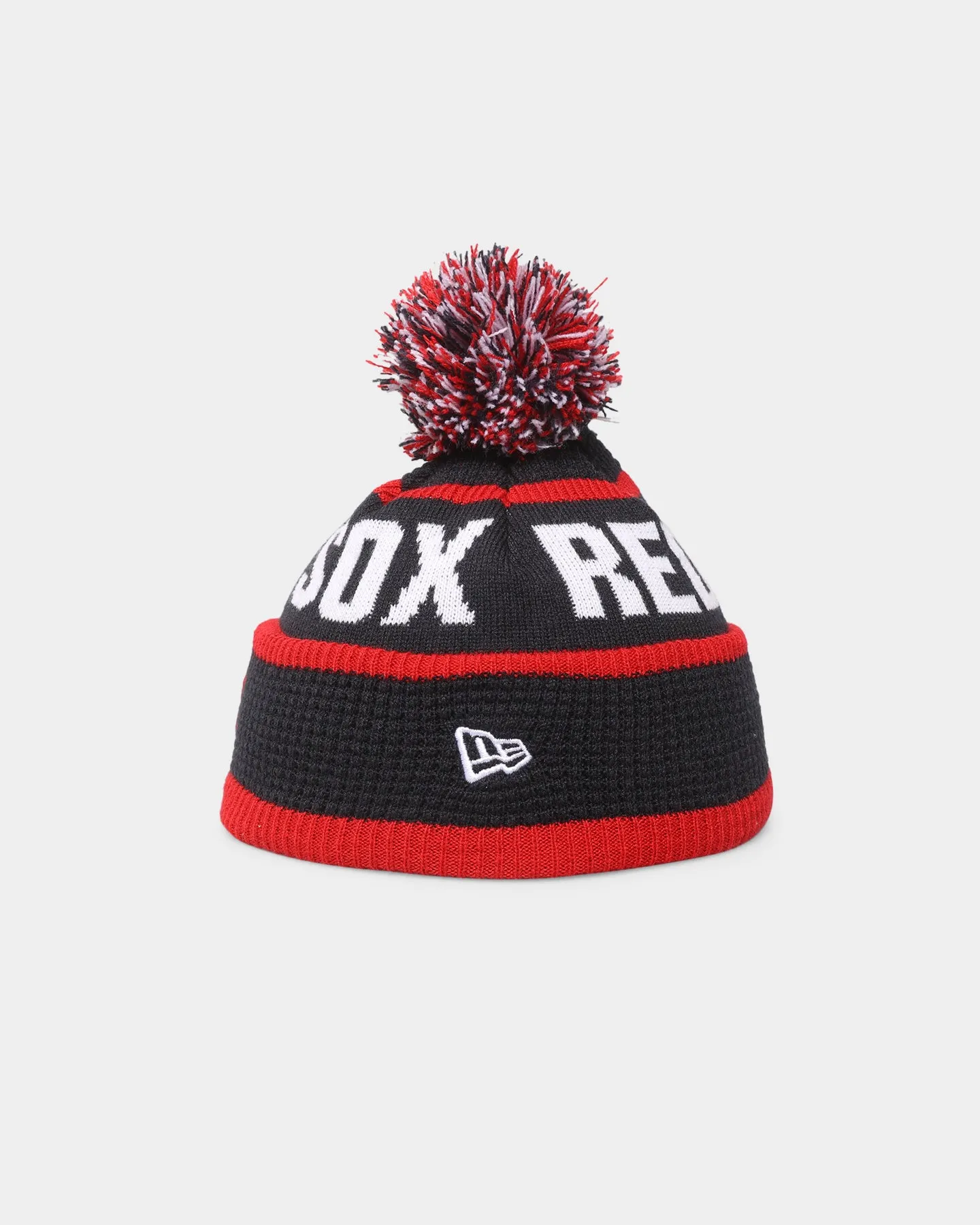 New Era Kids' Boston Red Sox Q222 Waffle Knit Beanie Original Team Colours