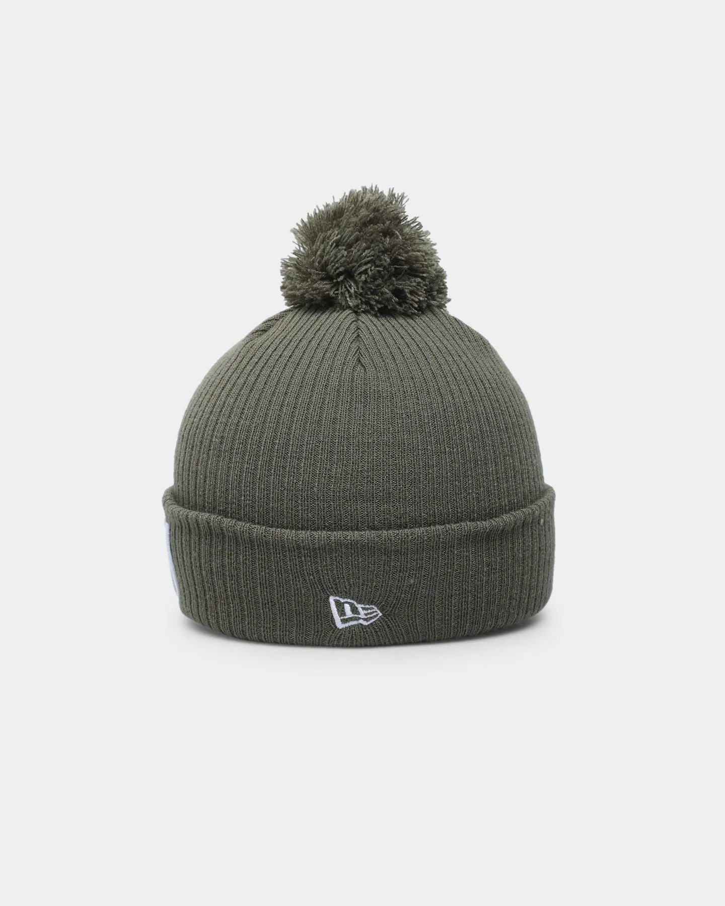 New Era Las Vegas Raiders Pom Knit Beanie Olive