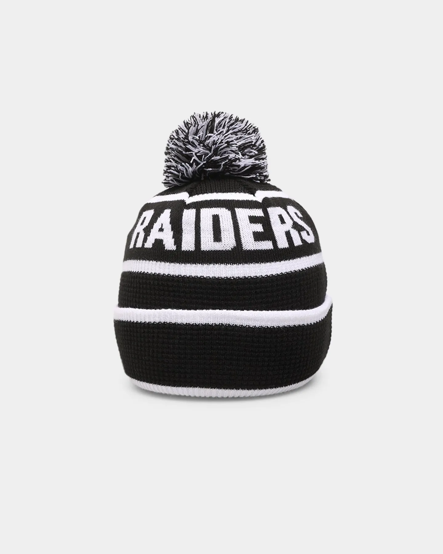 New Era Las Vegas Raiders Pom Waffle Knit Beanie Original Team Colours