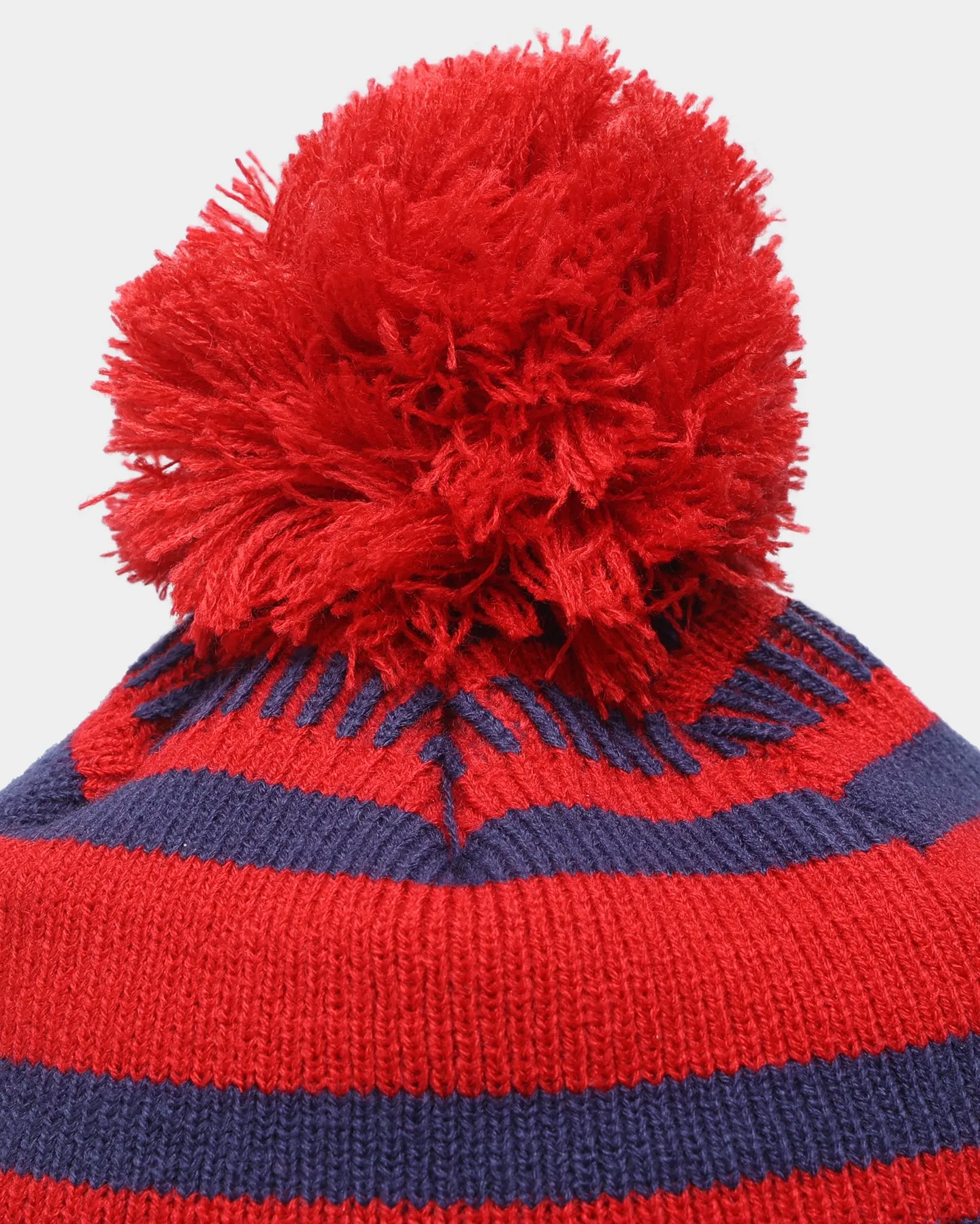 New Era Melbourne Demons AFL Opening Bounce 2022 EST Pom Wordmark Beanie Navy