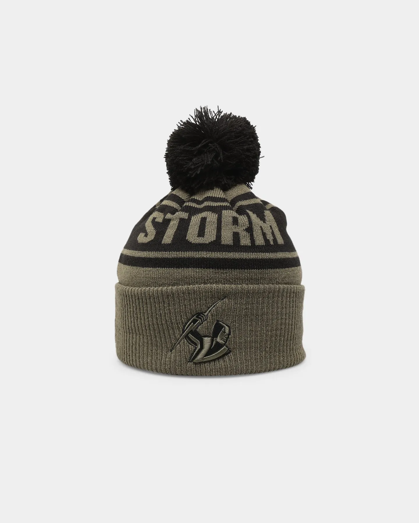 New Era Melbourne Storm NRL '22 Pom Knit Beanie Green