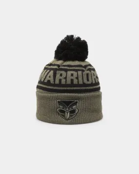 New Era New Zealand Warriors NRL '22 Pom Knit Beanie Green