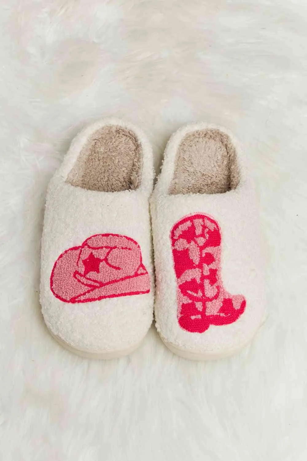 Plush Slide Slippers  * In Various Prints*