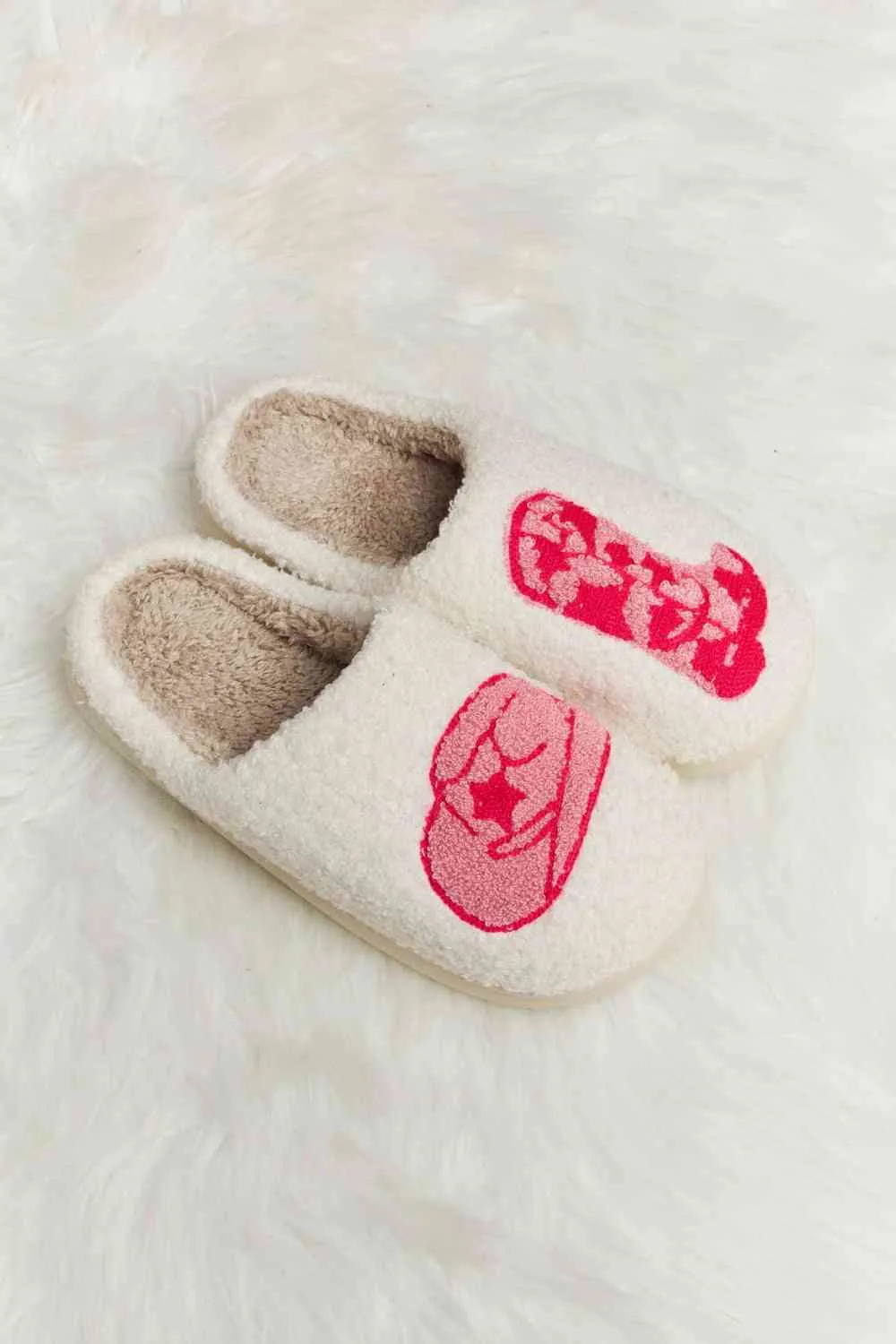 Plush Slide Slippers  * In Various Prints*