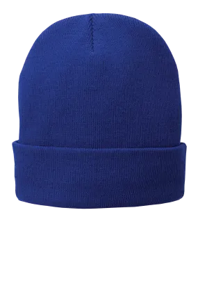 Port & Company® Fleece-Lined Knit Cap - Athletic Royal