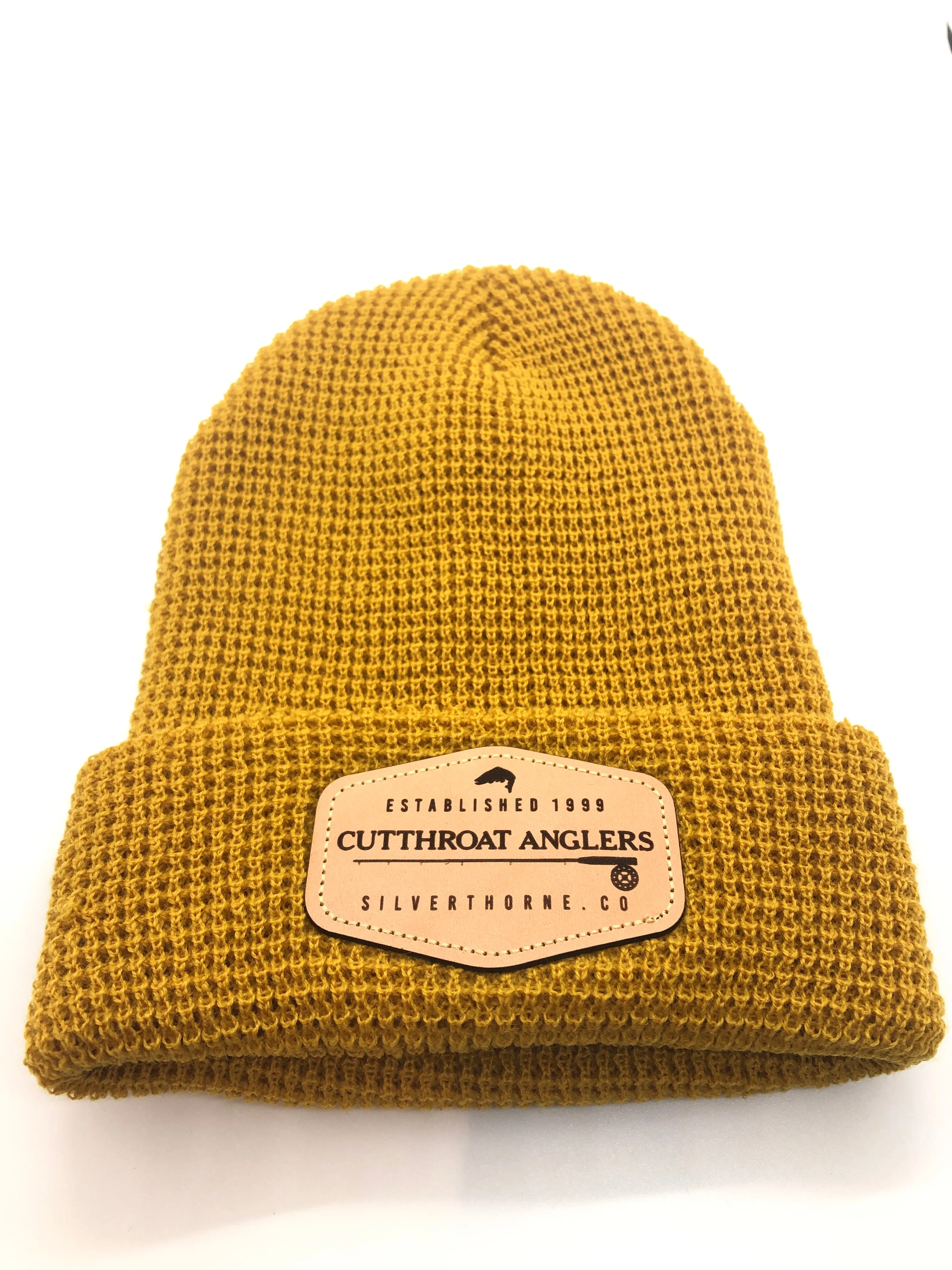 Richardson Sports Beanie With Cutthroat Anglers Leather Patch