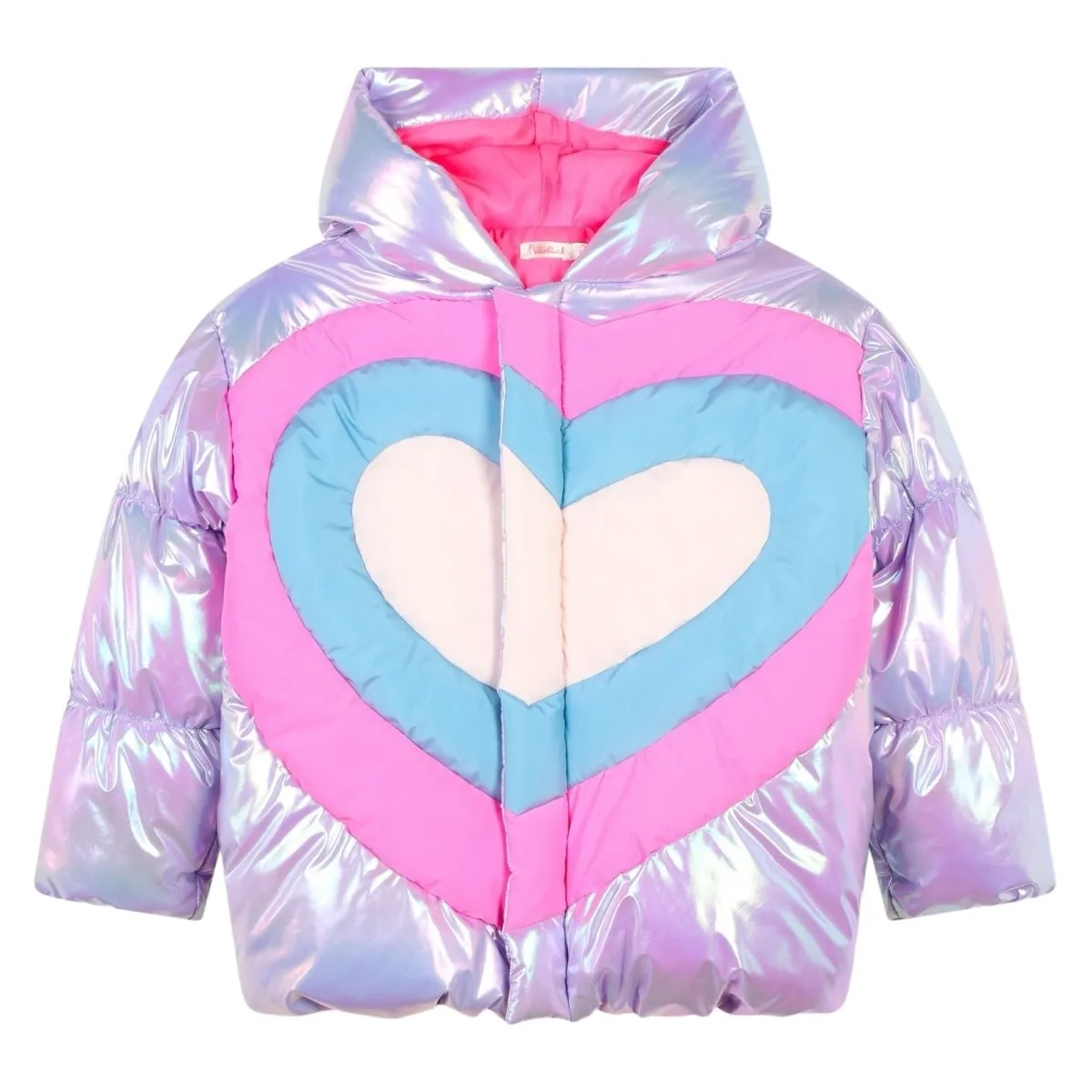 SHINY HEART PUFFER JACKET