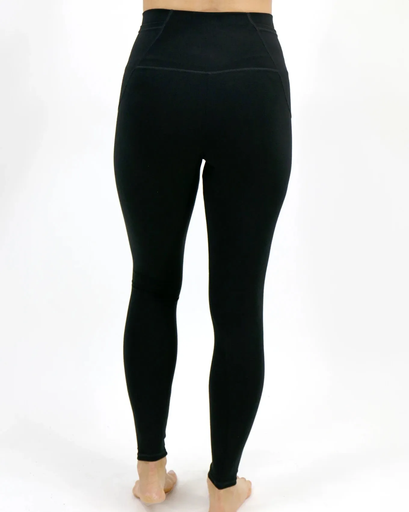 Soft-Stretch Black High Waisted Leggings