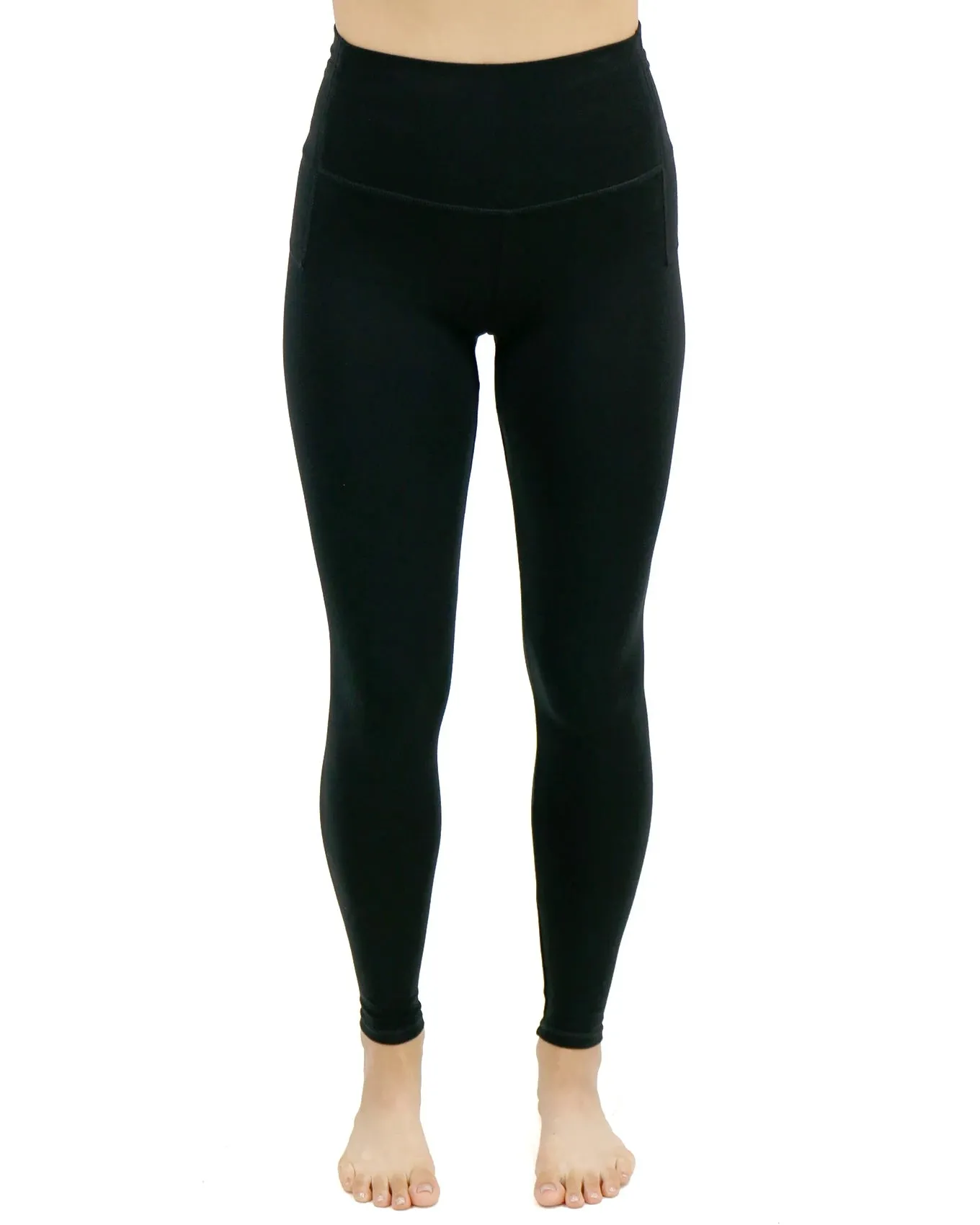 Soft-Stretch Black High Waisted Leggings