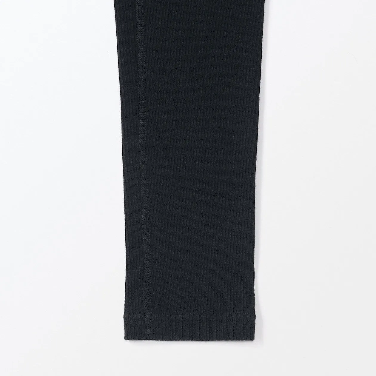 Stretch Ribbed Full Length Leggings