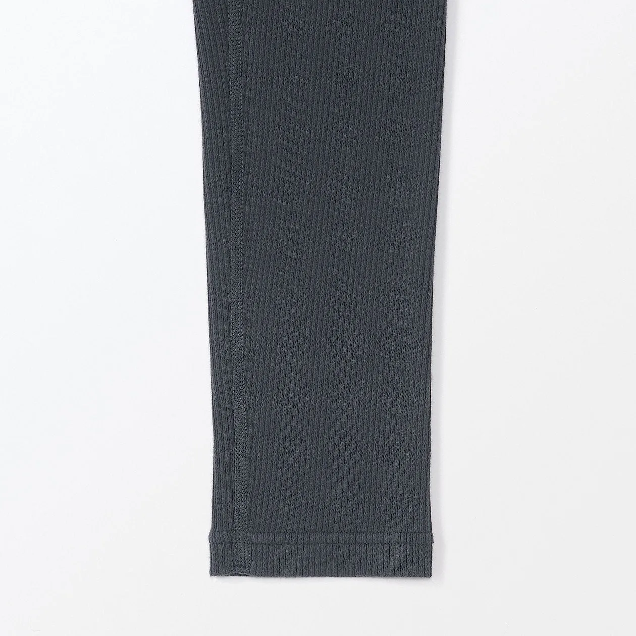 Stretch Ribbed Full Length Leggings