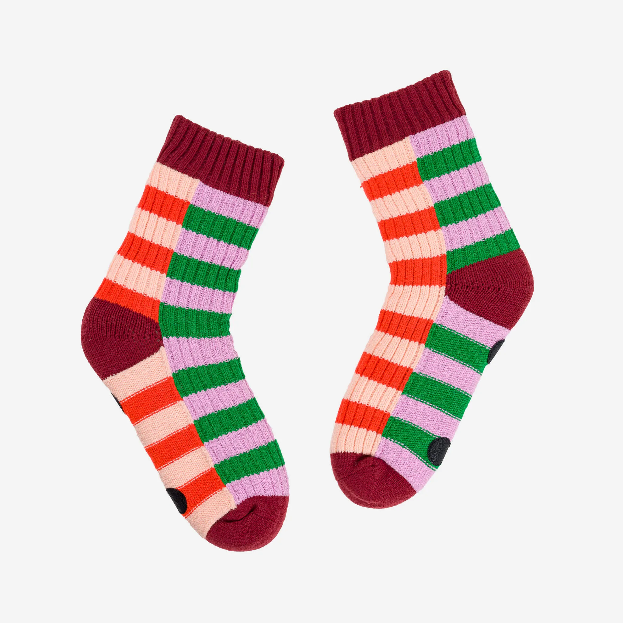 Super Stripe Knit House Socks