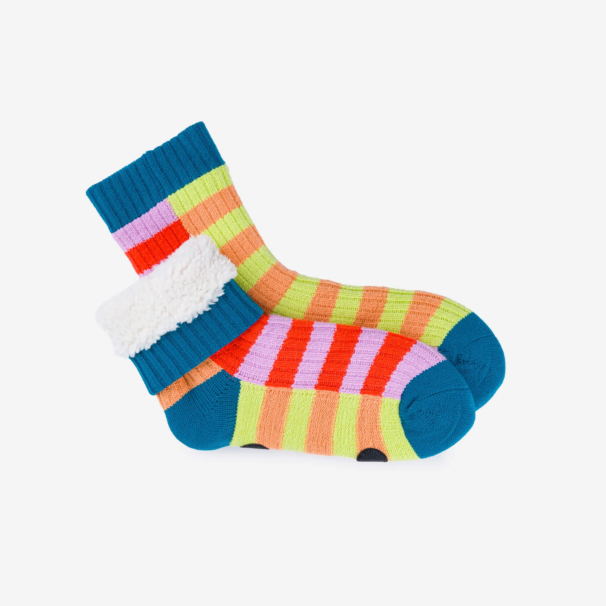 Super Stripe Knit House Socks