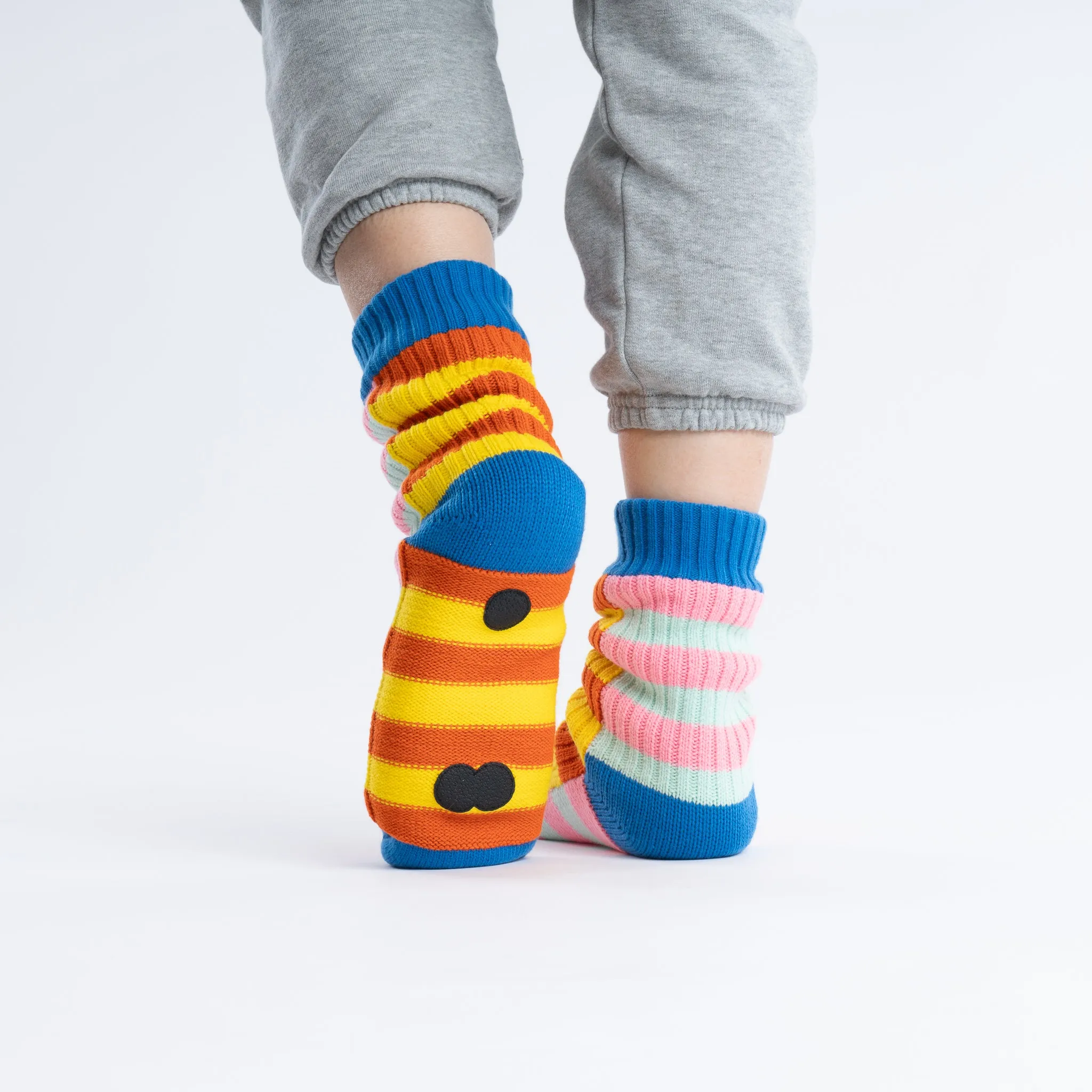 Super Stripe Knit House Socks