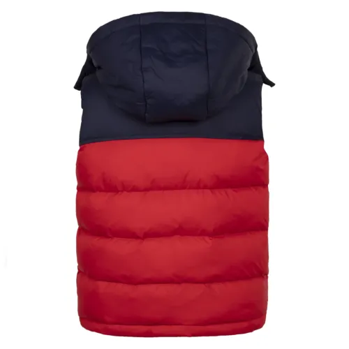 TIMBERLAND - RED NAVY PUFFER GILLET