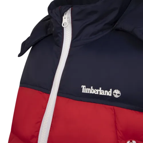 TIMBERLAND - RED NAVY PUFFER GILLET