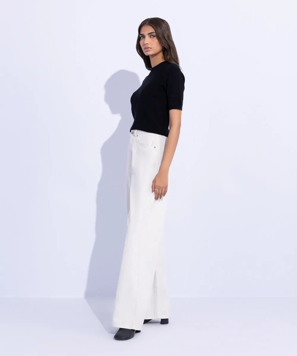 Twill Slouchy Trousers