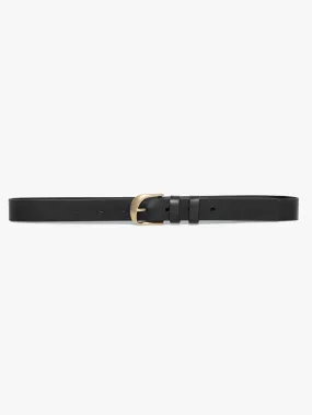 Twist Buckle Belt -- Noir